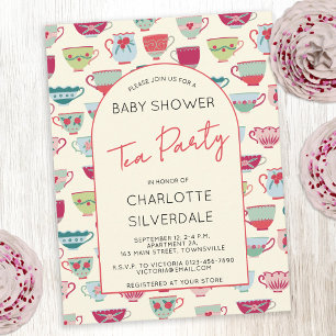 Invitation de Baby Shower sur le thème de la fête