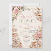 Invitation de Baby Shower sur le thème de la fête (Devant)