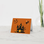 Invitation de Baby Shower sur le thème d'Halloween (Devant)