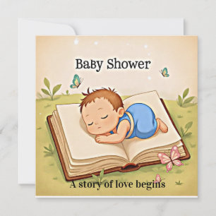Invitation de Baby Shower Sweet Story – Doux Somme