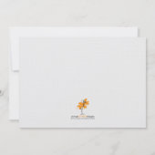 Invitation de Baby shower Twin Giraffes - Garçon (Dos)