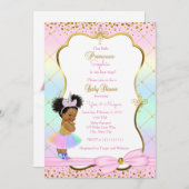 Invitation de baby shower Unicorn (Devant / Derrière)