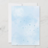 Invitation de Baby shower virtuel Boy Elephant (Dos)