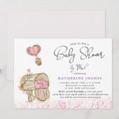 invitation de baby shower virtuel de boîte aux let (Devant / Derrière)