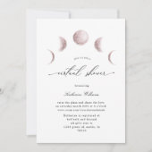 Invitation de Baby shower virtuel Mystical Moon Bl (Devant)
