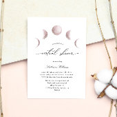 Invitation de Baby shower virtuel Mystical Moon Bl