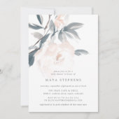 Invitation de Baby shower Whisper Blush (Devant)