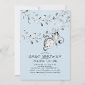 Invitation de baby shower Wild Little Monkey (Devant)