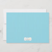 Invitation de Baby showers en couple moderne pour (Dos)