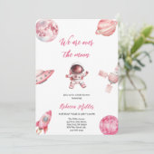 INVITATION DE BABYSHOWE ESPACE ROSE (Debout devant)