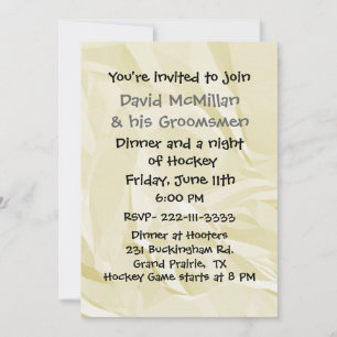 Invitation de Bachelor Fun