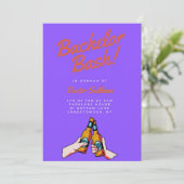 Invitation de Bachelor moderne audacieuse (Debout devant)