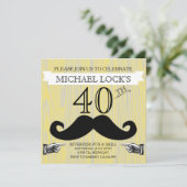 Invitation de Bachelor pour l'anniversaire d'un ho (Debout devant)