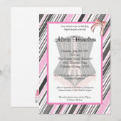 Invitation de Bachelorette Corset 5x7 (Devant / Derrière)