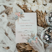 Invitation de Bachelorette Disco Thème Bohème Disc