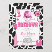 Invitation de bachelorette/douche nuptiale dernièr (Devant / Derrière)