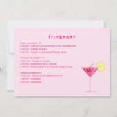 Invitation de bachelorette du week-end de Summerti (Dos)