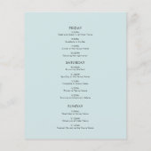 Invitation de bachelorette itinérante des Feuilles (Dos)