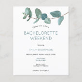 Invitation de bachelorette itinérante des Feuilles (Devant)