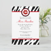 Invitation de bachelorette Poster de animal 5x7 (Debout devant)