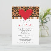 Invitation de bachelorette Poster de animal 5x7 (Debout devant)