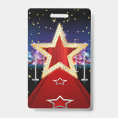 Invitation de badge d'anniversaire avec passe VIP (Arrière)