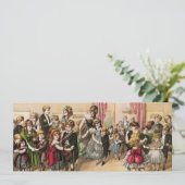 Invitation de bal écossais pour enfants du 19e siè (Debout devant)