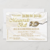 Invitation de bal mascarade (Dos)
