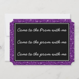 Invitation de bal sur tableau noir
