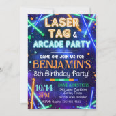 Invitation de balise laser, balise laser (Devant)