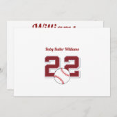 Invitation de baller Williams (Devant / Derrière)