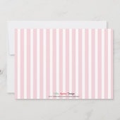 Invitation de ballerine/invitation de ballet (Dos)