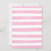 Invitation de Ballerine Rose (Dos)