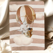 Invitation de ballon éléphant à air chaud