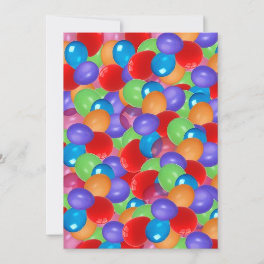 Invitation de ballons (Dos)