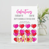 Invitation de Balloon Galentine (Debout devant)