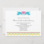 Invitation de bannières de Nuestra Boda Inséparabl (Devant)