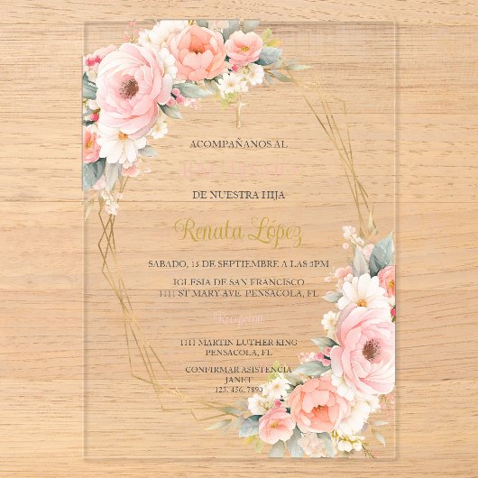 Invitation de baptême (Recto)