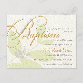 Invitation de baptême