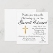 Invitation de baptême (Devant / Derrière)