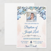 Invitation de baptême (Devant / Derrière)