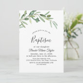 Invitation de baptême à la branche d'olivier moder (Debout devant)