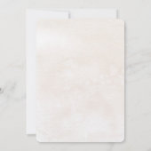 Invitation de baptême Croix beige (Dos)