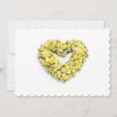 Invitation de baptême de bébé (Dos)