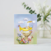 Invitation de baptême, de christième (Debout devant)