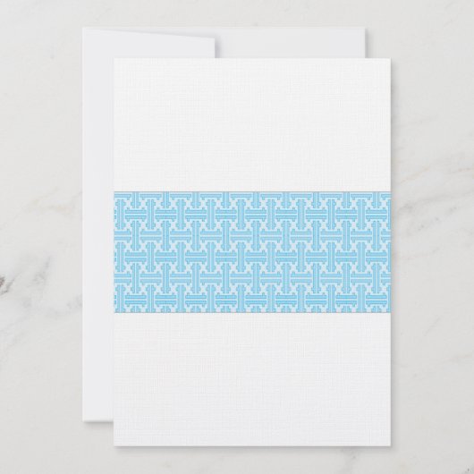 Invitation de baptême de garçon (Dos)