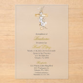Invitation de baptême de la Sainte Croix pour garç (Recto)