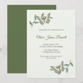 Invitation de baptême de papillon Cruiser (Devant / Derrière)