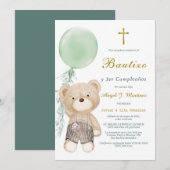 Invitation de Baptême et Anniversaire (Devant / Derrière)