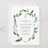 Invitation de baptême et d'anniversaire (Devant)